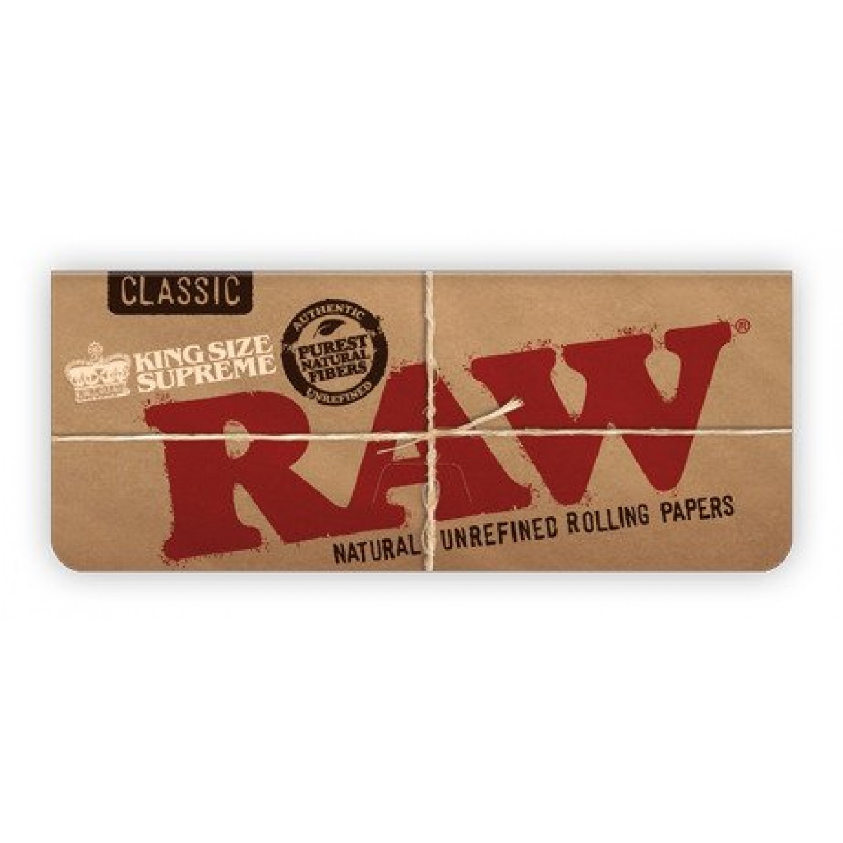 RAW Classic Creaseless Kingsize Supreme Rolling Papers - Box